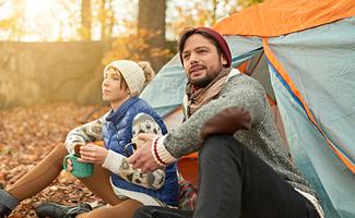 HERO couple camping Numerica